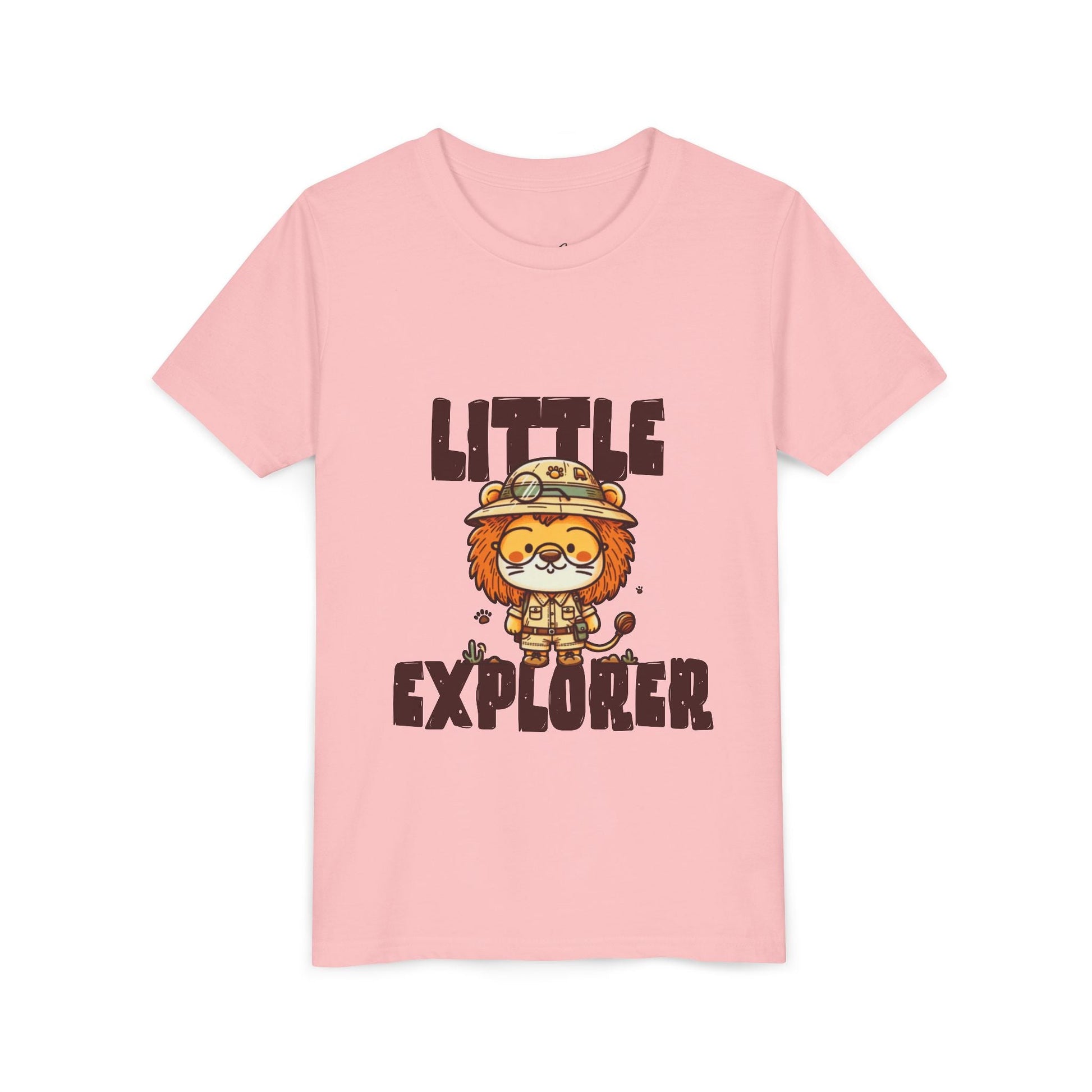 Little Explorer Kids T-Shirt – Cute Lion Safari Adventure Tee for Toddlers & Children - JennyCool