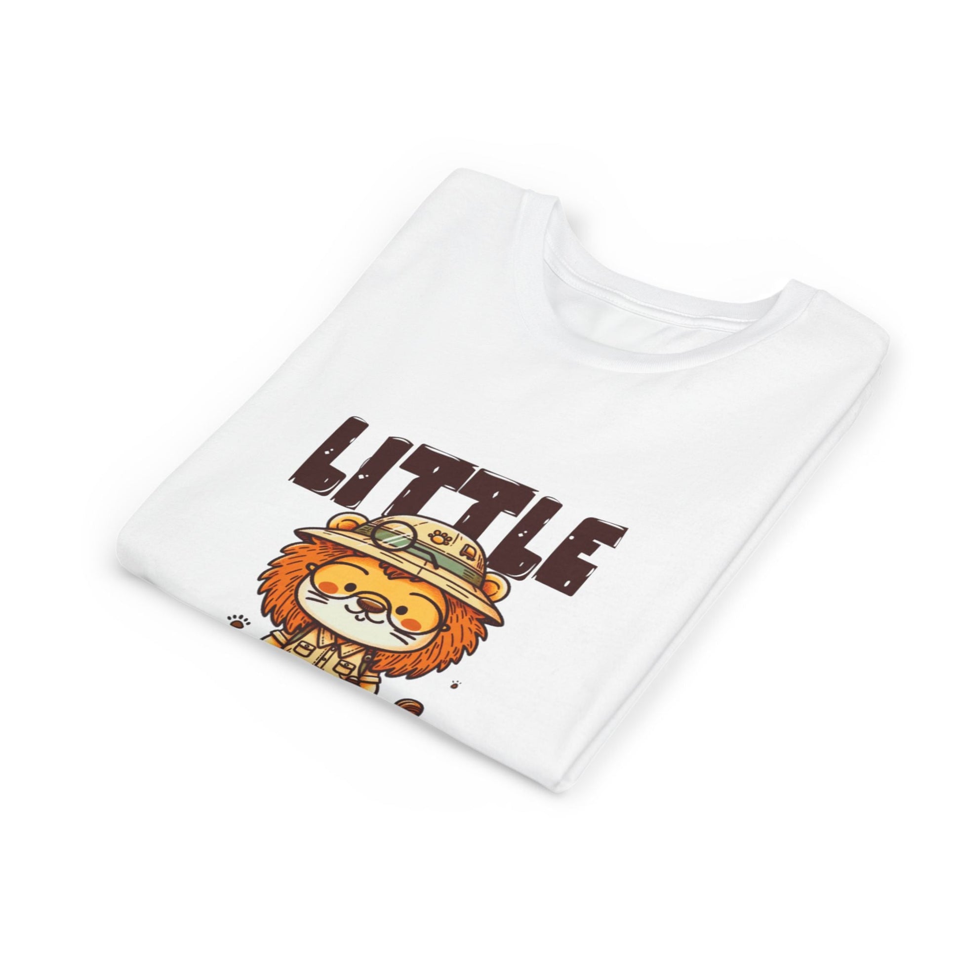 Little Explorer Kids T-Shirt – Cute Lion Safari Adventure Tee for Toddlers & Children - JennyCool