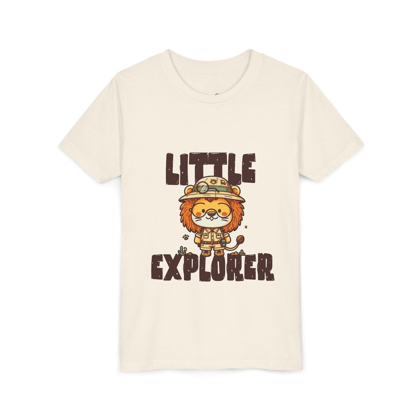Little Explorer Kids T-Shirt – Cute Lion Safari Adventure Tee for Toddlers & Children - JennyCool
