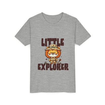 Little Explorer Kids T-Shirt – Cute Lion Safari Adventure Tee for Toddlers & Children - JennyCool