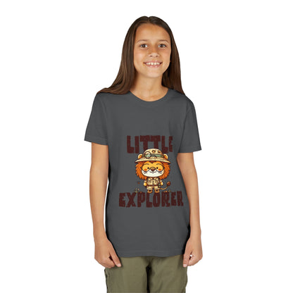 Little Explorer Kids T-Shirt – Cute Lion Safari Adventure Tee for Toddlers & Children - JennyCool