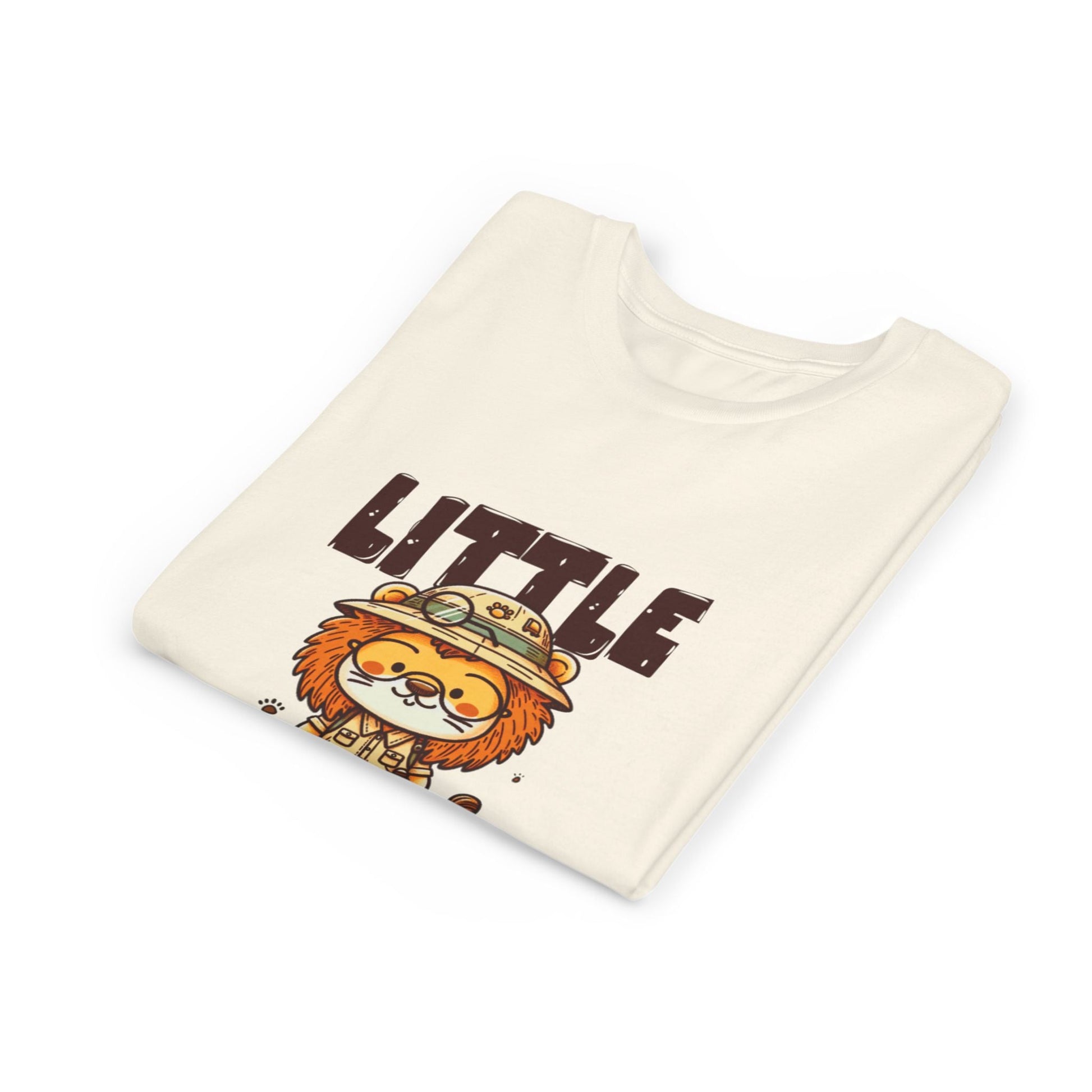 Little Explorer Kids T-Shirt – Cute Lion Safari Adventure Tee for Toddlers & Children - JennyCool