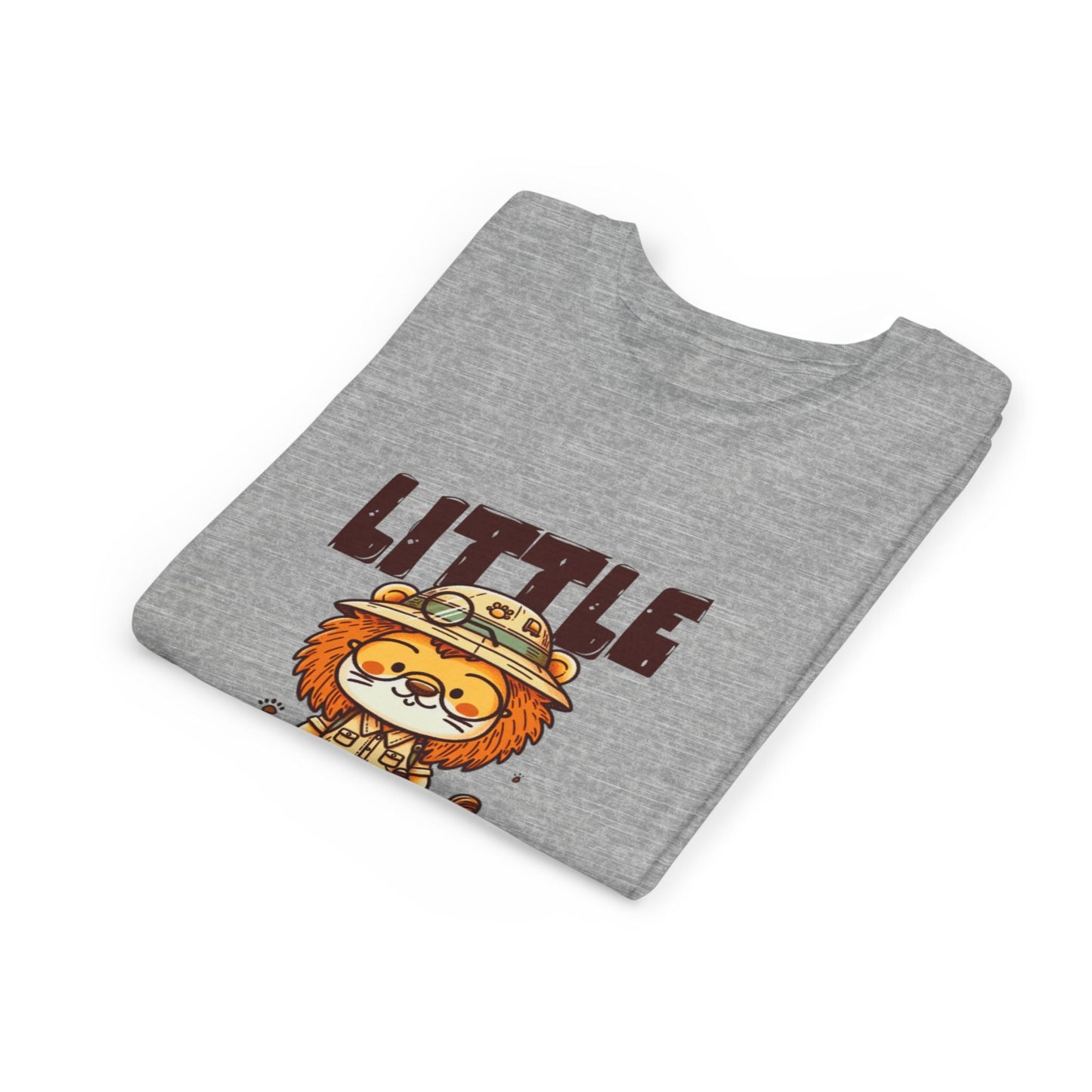 Little Explorer Kids T-Shirt – Cute Lion Safari Adventure Tee for Toddlers & Children - JennyCool