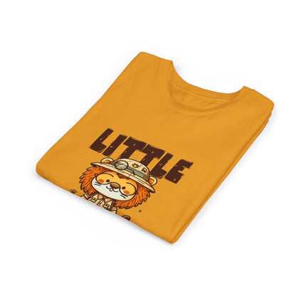 Little Explorer Kids T-Shirt – Cute Lion Safari Adventure Tee for Toddlers & Children - JennyCool