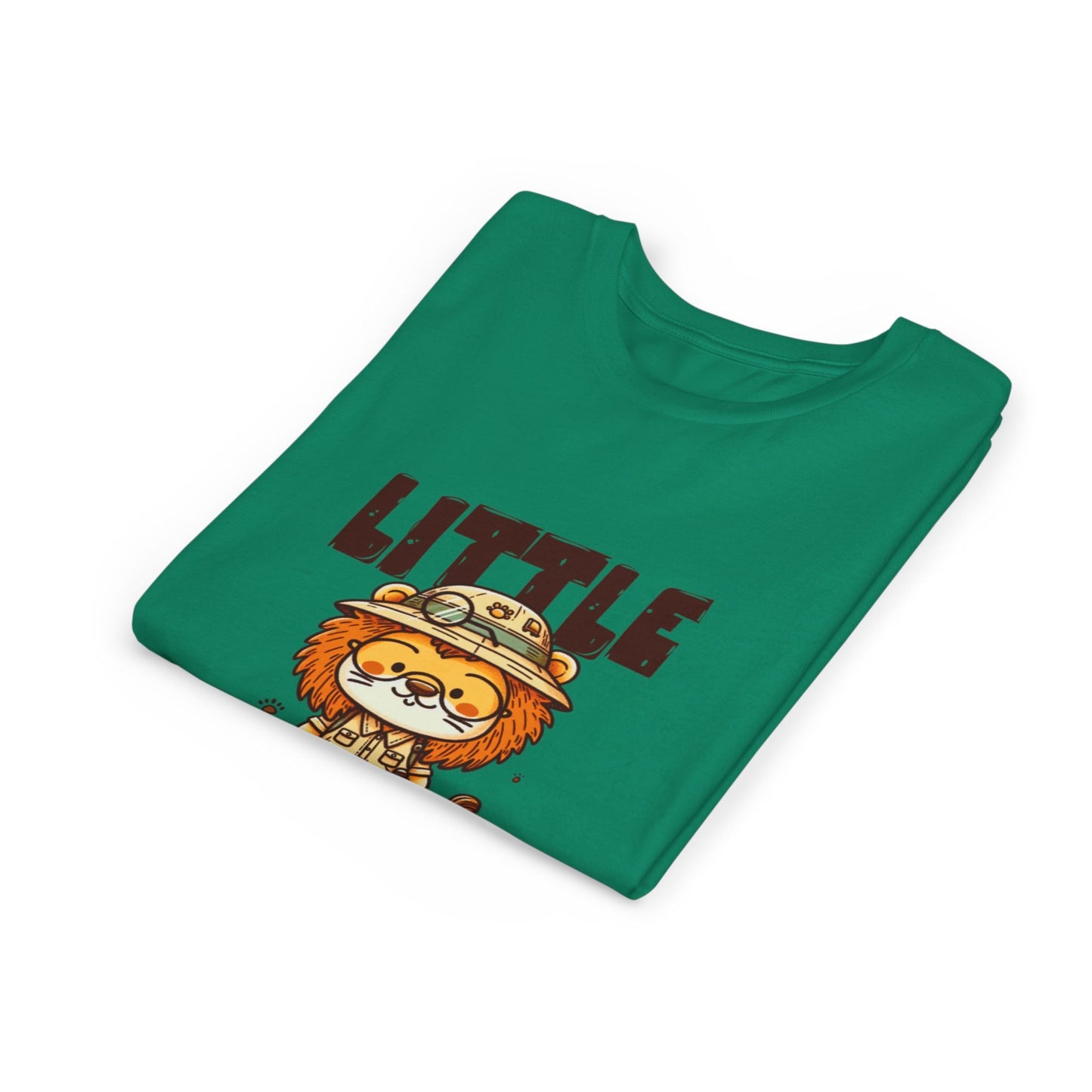 Little Explorer Kids T-Shirt – Cute Lion Safari Adventure Tee for Toddlers & Children - JennyCool