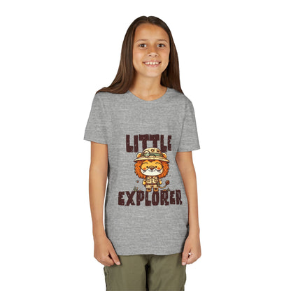 Little Explorer Kids T-Shirt – Cute Lion Safari Adventure Tee for Toddlers & Children - JennyCool