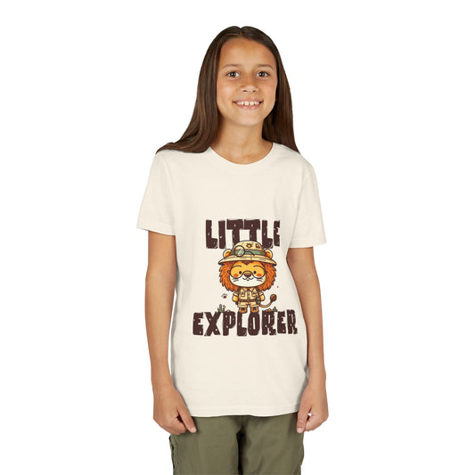Little Explorer Kids T-Shirt – Cute Lion Safari Adventure Tee for Toddlers & Children - JennyCool