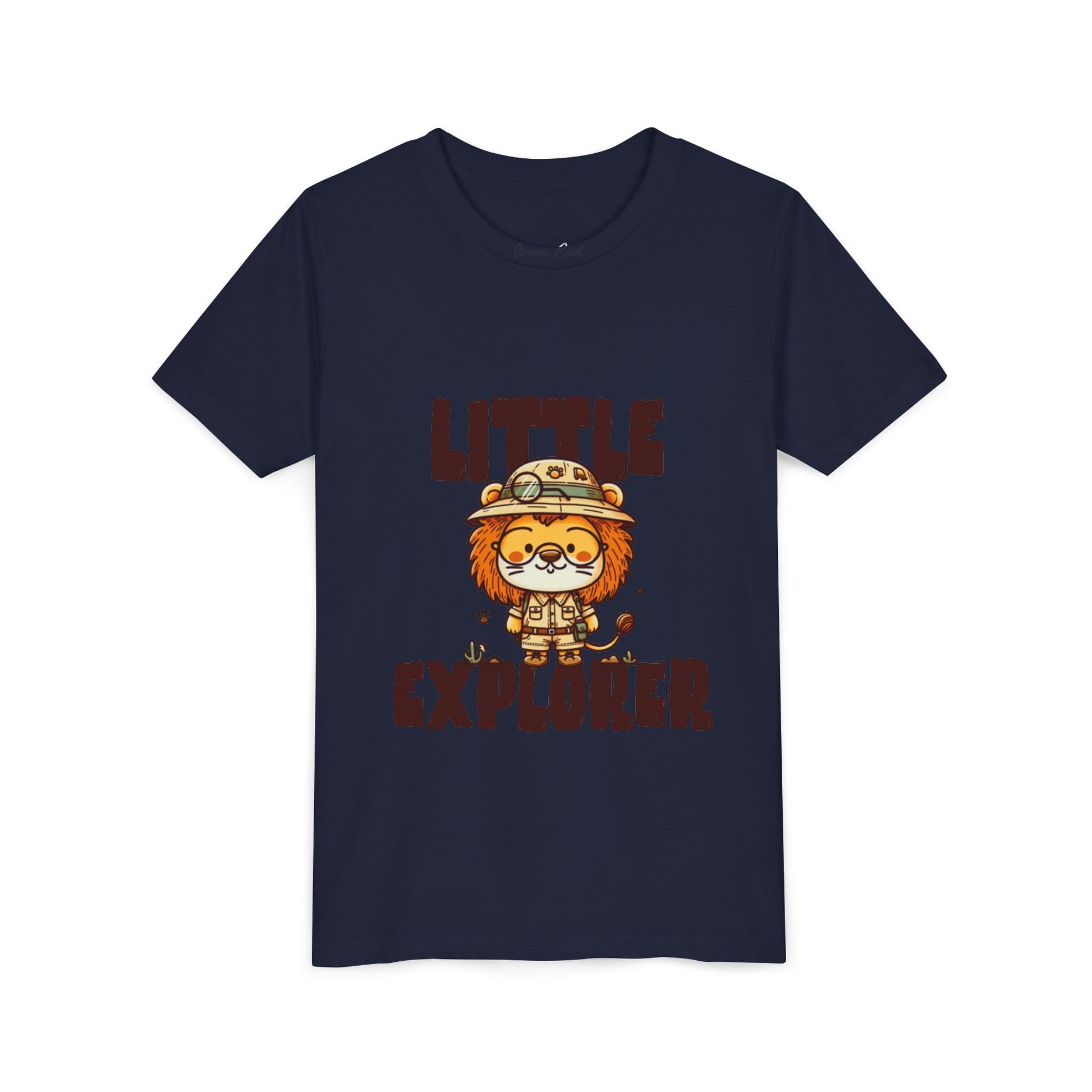 Little Explorer Kids T-Shirt – Cute Lion Safari Adventure Tee for Toddlers & Children - JennyCool
