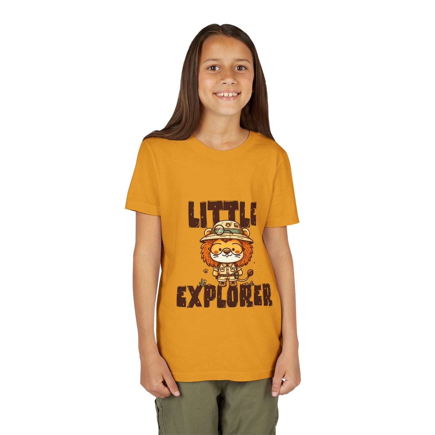 Little Explorer Kids T-Shirt – Cute Lion Safari Adventure Tee for Toddlers & Children - JennyCool