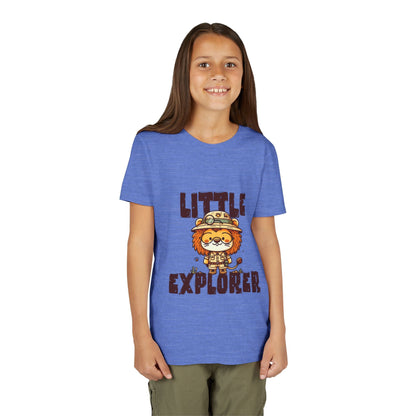 Little Explorer Kids T-Shirt – Cute Lion Safari Adventure Tee for Toddlers & Children - JennyCool