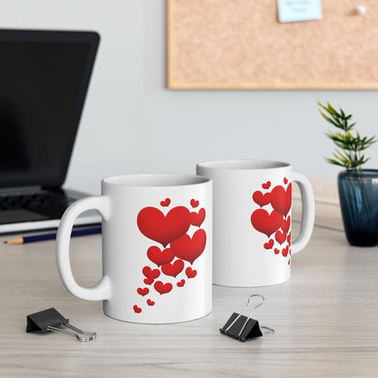 Love Is On The Air Ceramic Mug - JennyCool
