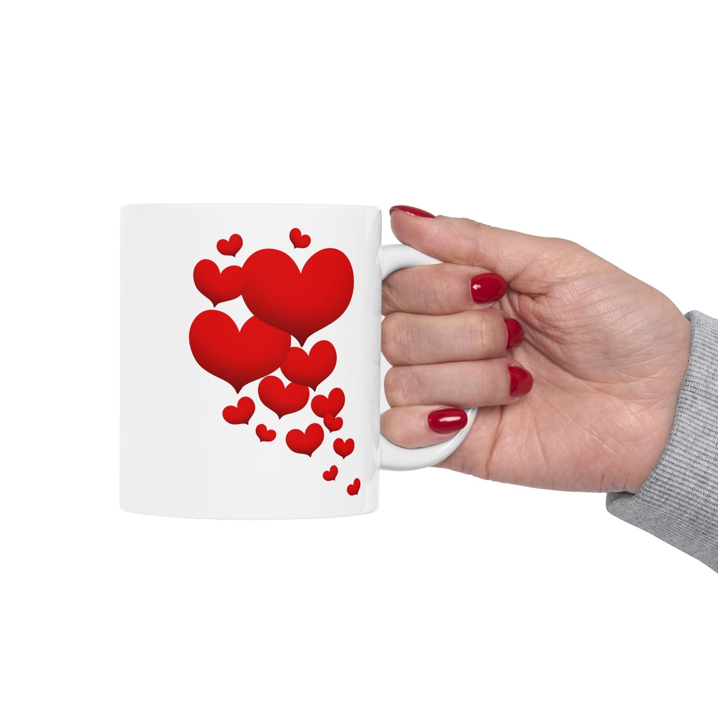 Love Is On The Air Ceramic Mug - JennyCool