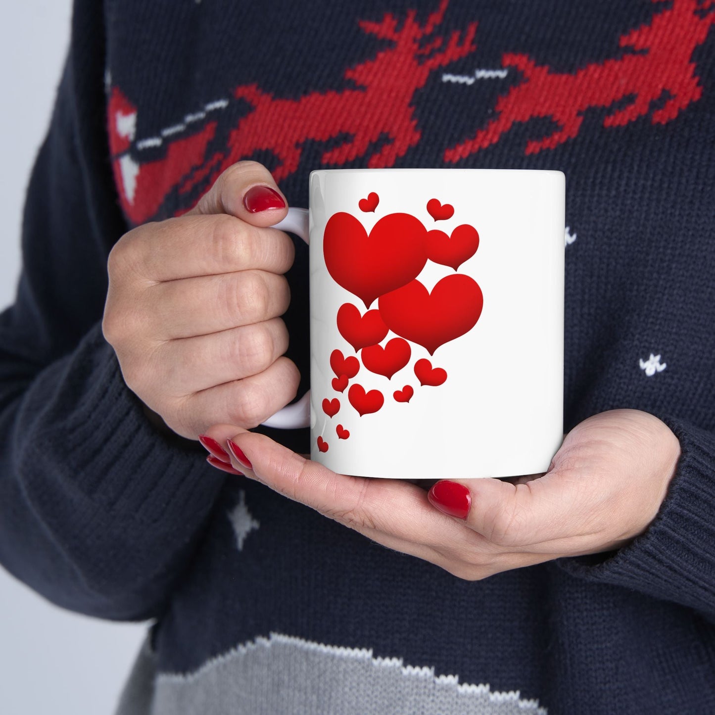Love Is On The Air Ceramic Mug - JennyCool