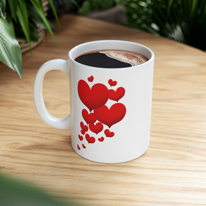 Love Is On The Air Ceramic Mug - JennyCool