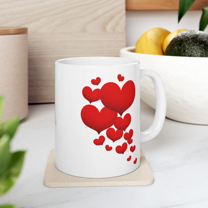 Love Is On The Air Ceramic Mug - JennyCool