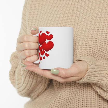 Love Is On The Air Ceramic Mug - JennyCool