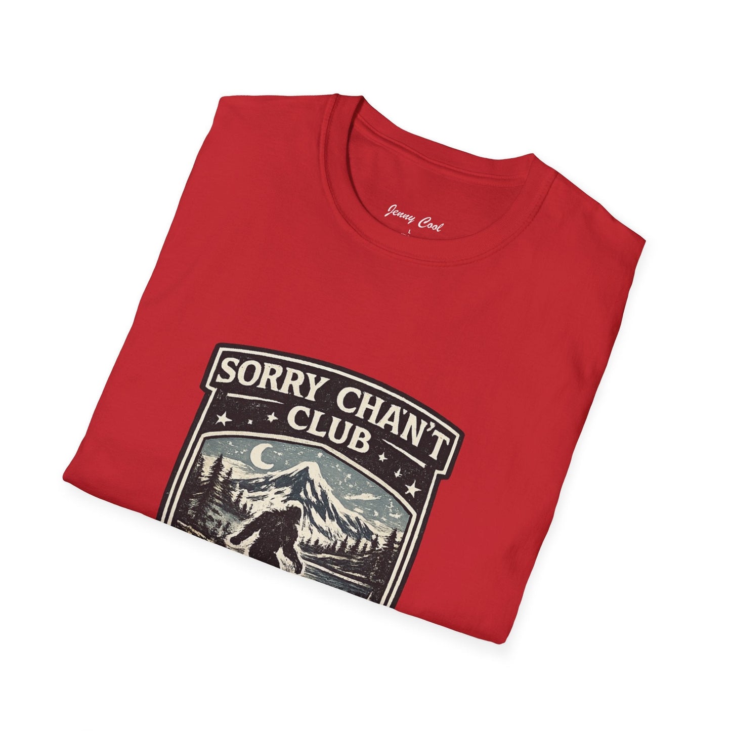 Men’s Funny Camping T Shirt – Sorry Can’t Club I’ve Got Plans in the Woods Graphic Tee - JennyCool