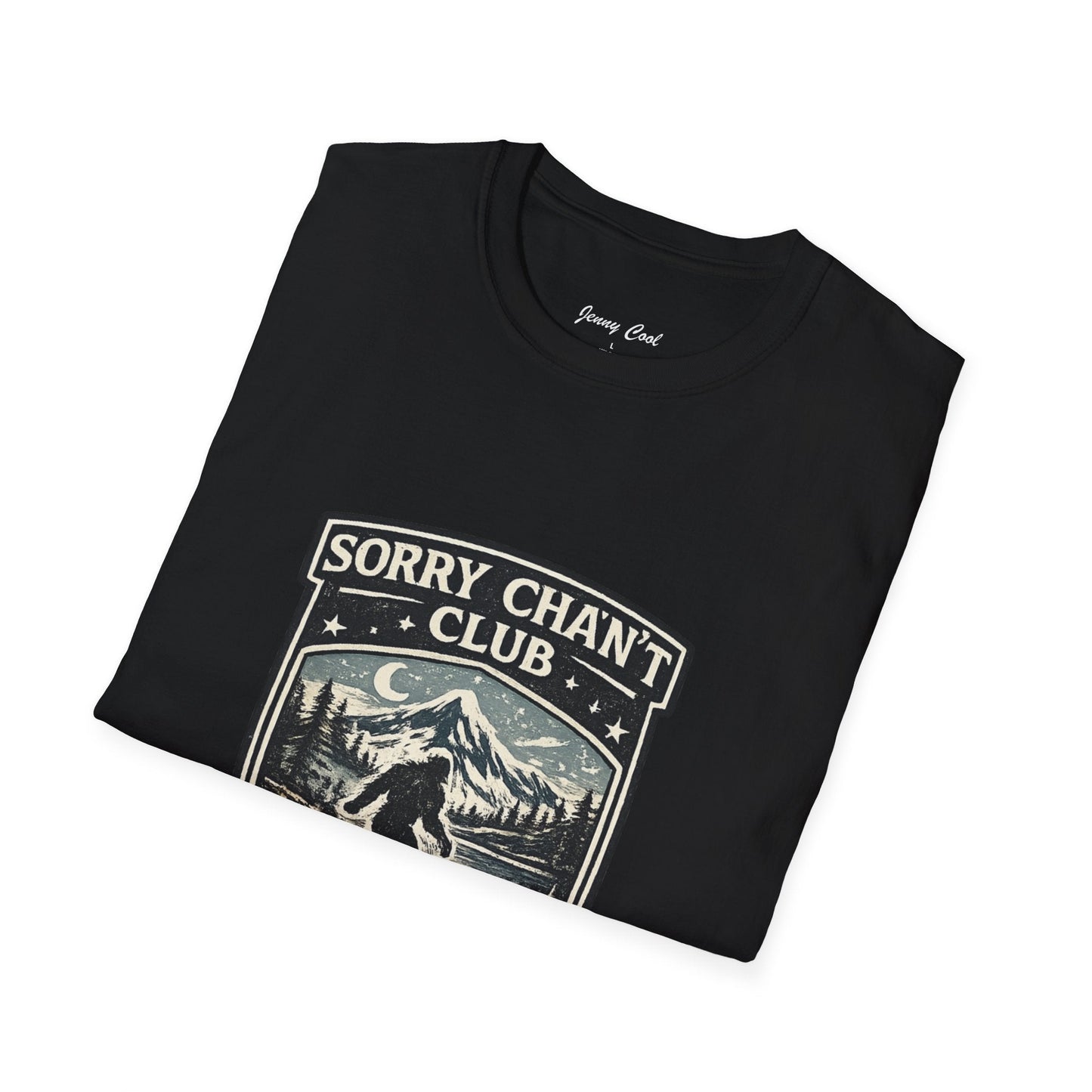 Men’s Funny Camping T Shirt – Sorry Can’t Club I’ve Got Plans in the Woods Graphic Tee - JennyCool