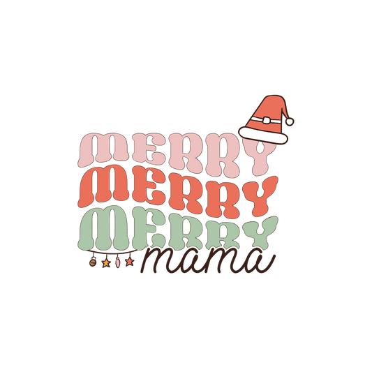 Merry Merry Text Digital Product - JennyCool
