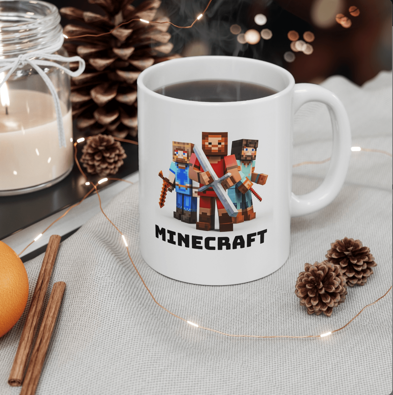 MineCraft Ceramic Mug , (11oz, 15oz) - JennyCool