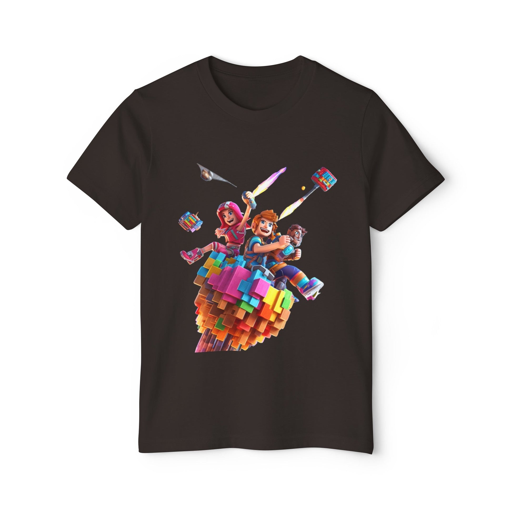 Minecraft Design Youth Short Sleeve Holiday Outfit Set - JennyCool