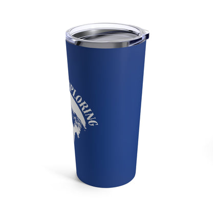 Navy Camping Tumbler 20oz - JennyCool