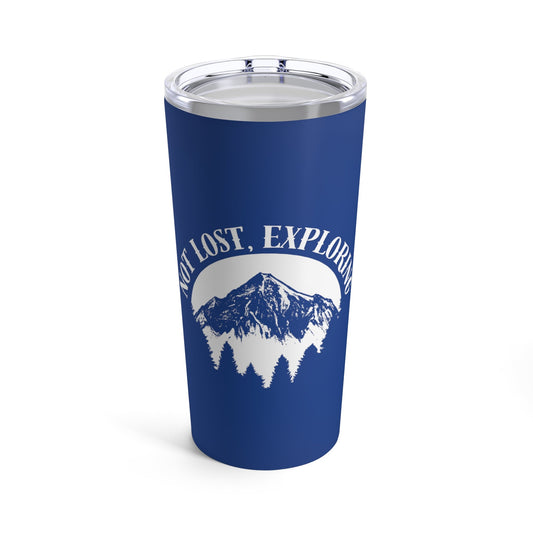 Navy Camping Tumbler 20oz - JennyCool