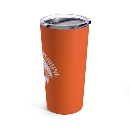Orange Camping Tumbler 20oz - JennyCool