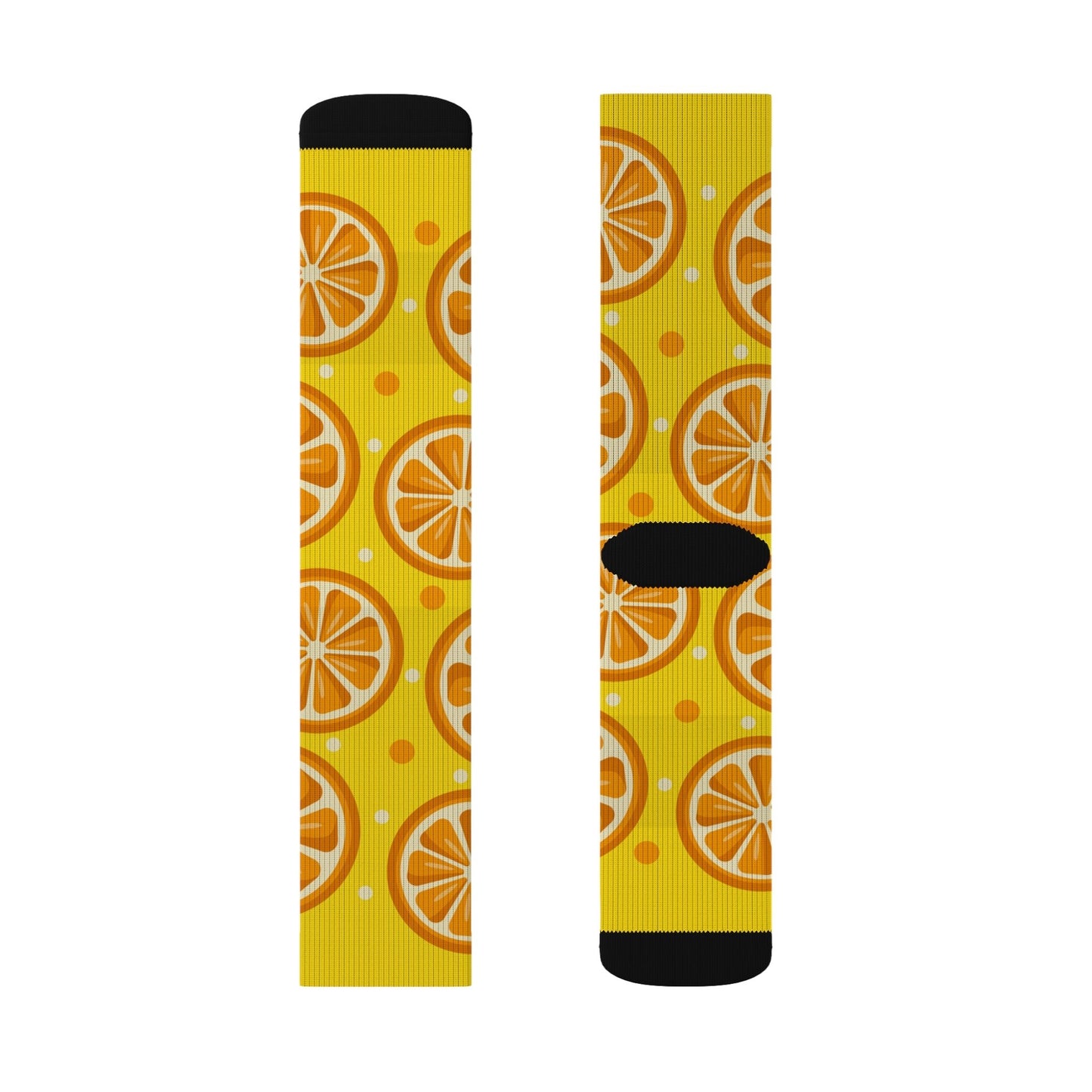 Orange Socks - Sublimation - JennyCool