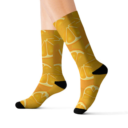 Orange Socks - Sublimation - JennyCool