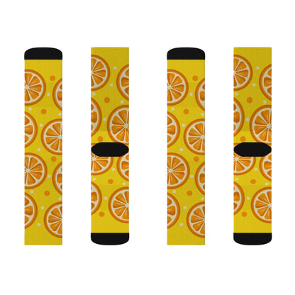 Orange Socks - Sublimation - JennyCool