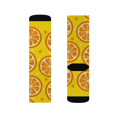 Orange Socks - Sublimation - JennyCool