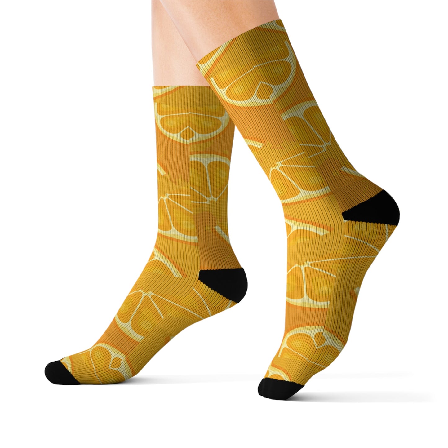 Orange Socks - Sublimation - JennyCool