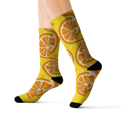 Orange Socks - Sublimation - JennyCool