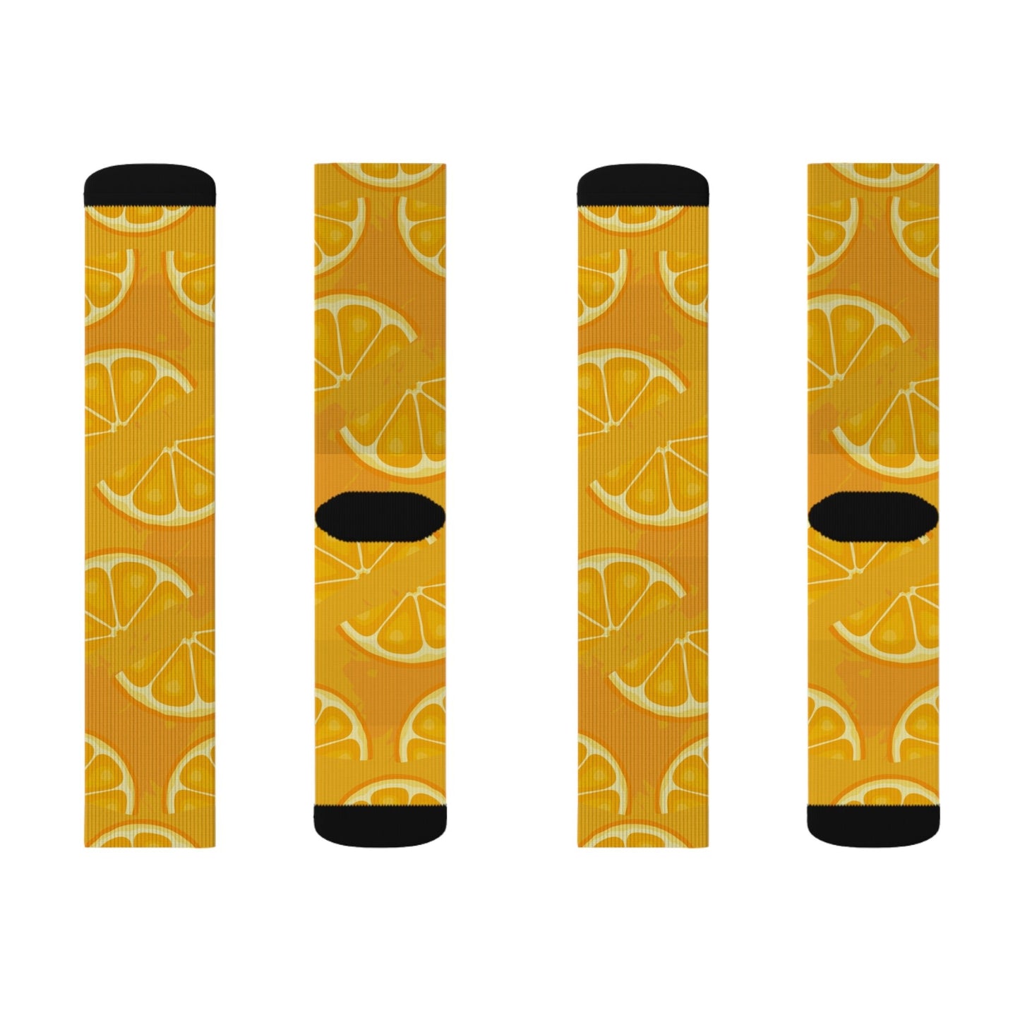 Orange Socks - Sublimation - JennyCool