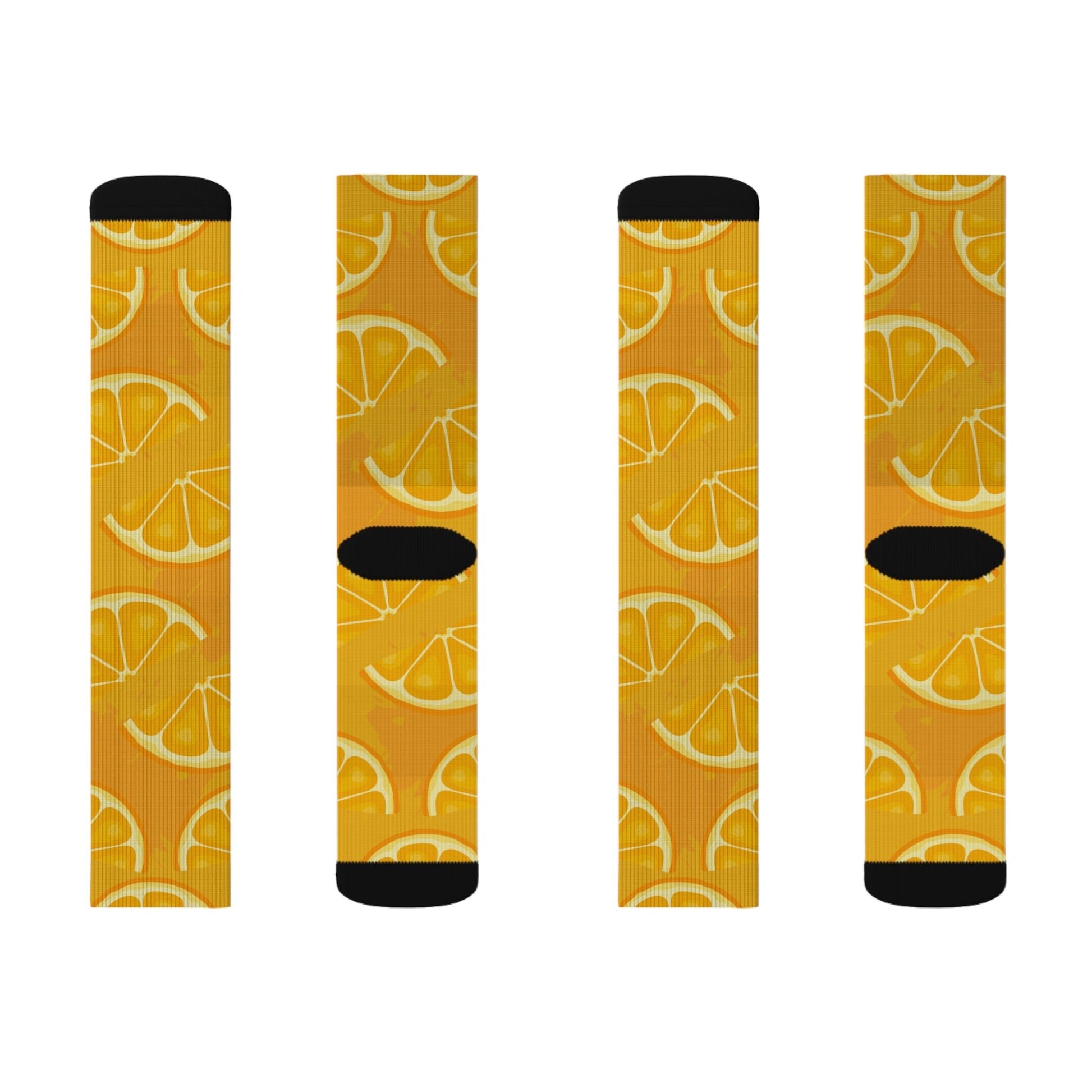 Orange Socks - Sublimation - JennyCool