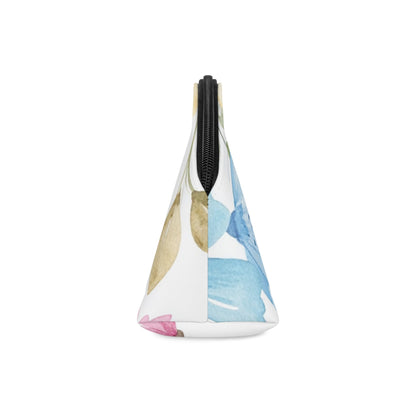 Pastel Floral Makeup Bag – Watercolor Flower Cosmetic Pouch - JennyCool