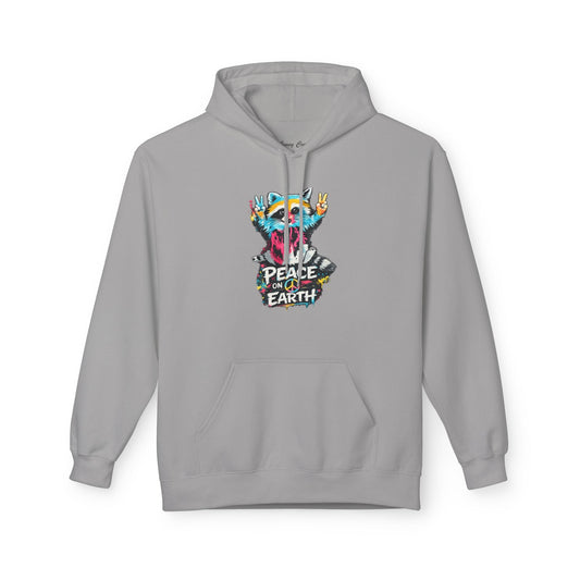 Peace on Earth Hoodie — Colorful Dove & Hands Graphic Pullover - JennyCool