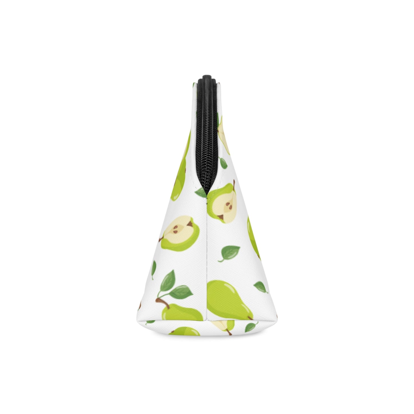 Pear Pattern Makeup Bag – Cute Green Pear Cosmetic Pouch with Wrist Strap | Fruit Travel Beauty Organizer | Mother’s Day Gift - JennyCool