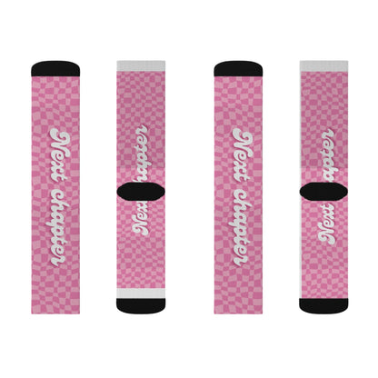 Pink Socks - Sublimation - JennyCool