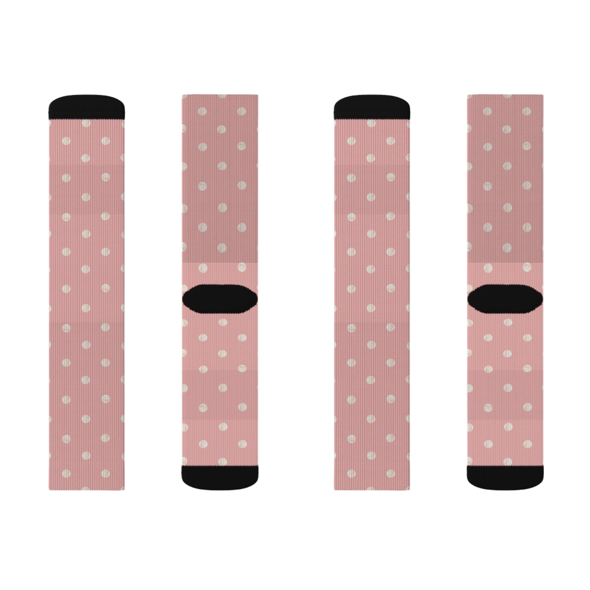 Pink Spot Socks - Sublimation - JennyCool