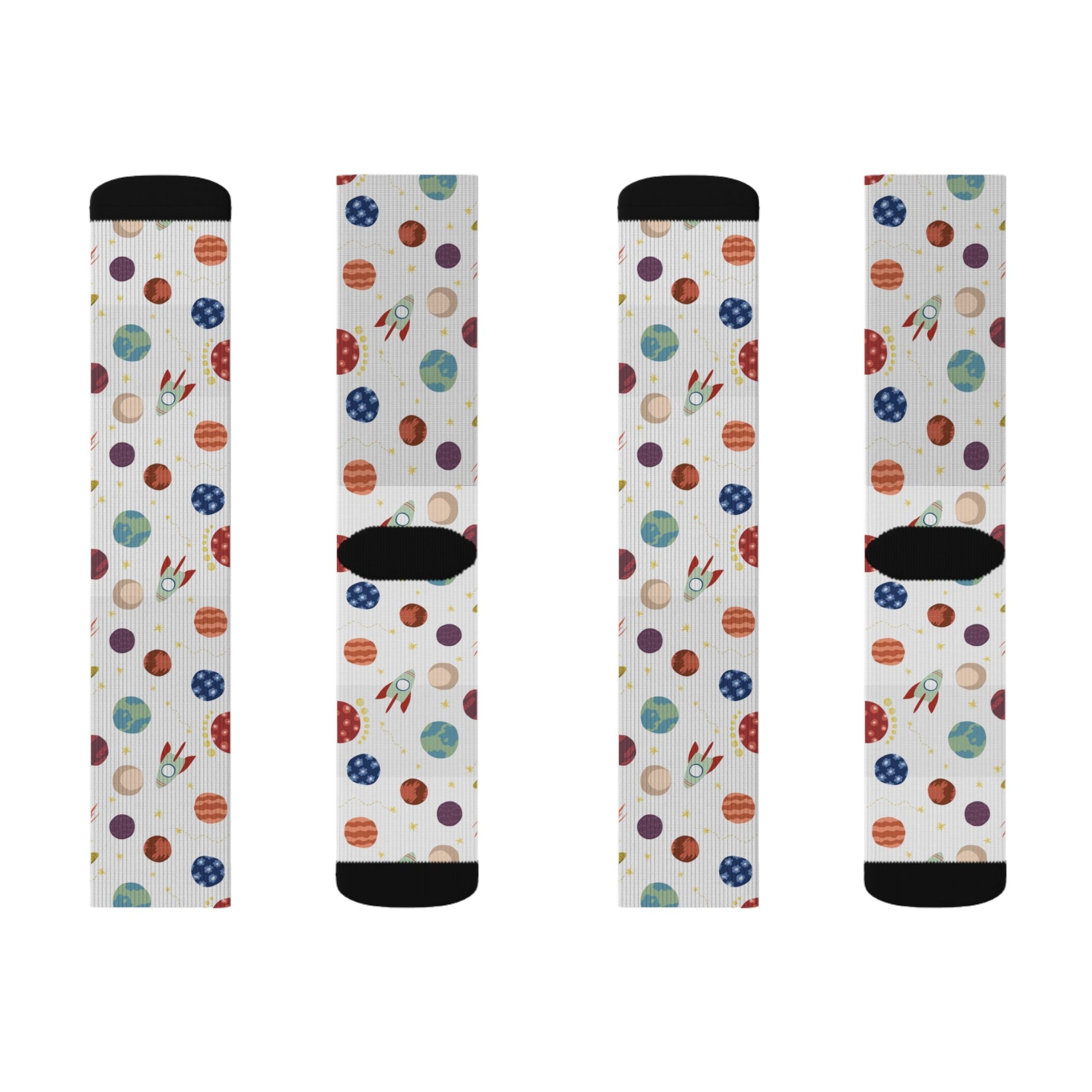Planet pattern Socks - Sublimation - JennyCool