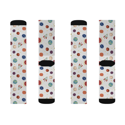 Planet pattern Socks - Sublimation - JennyCool