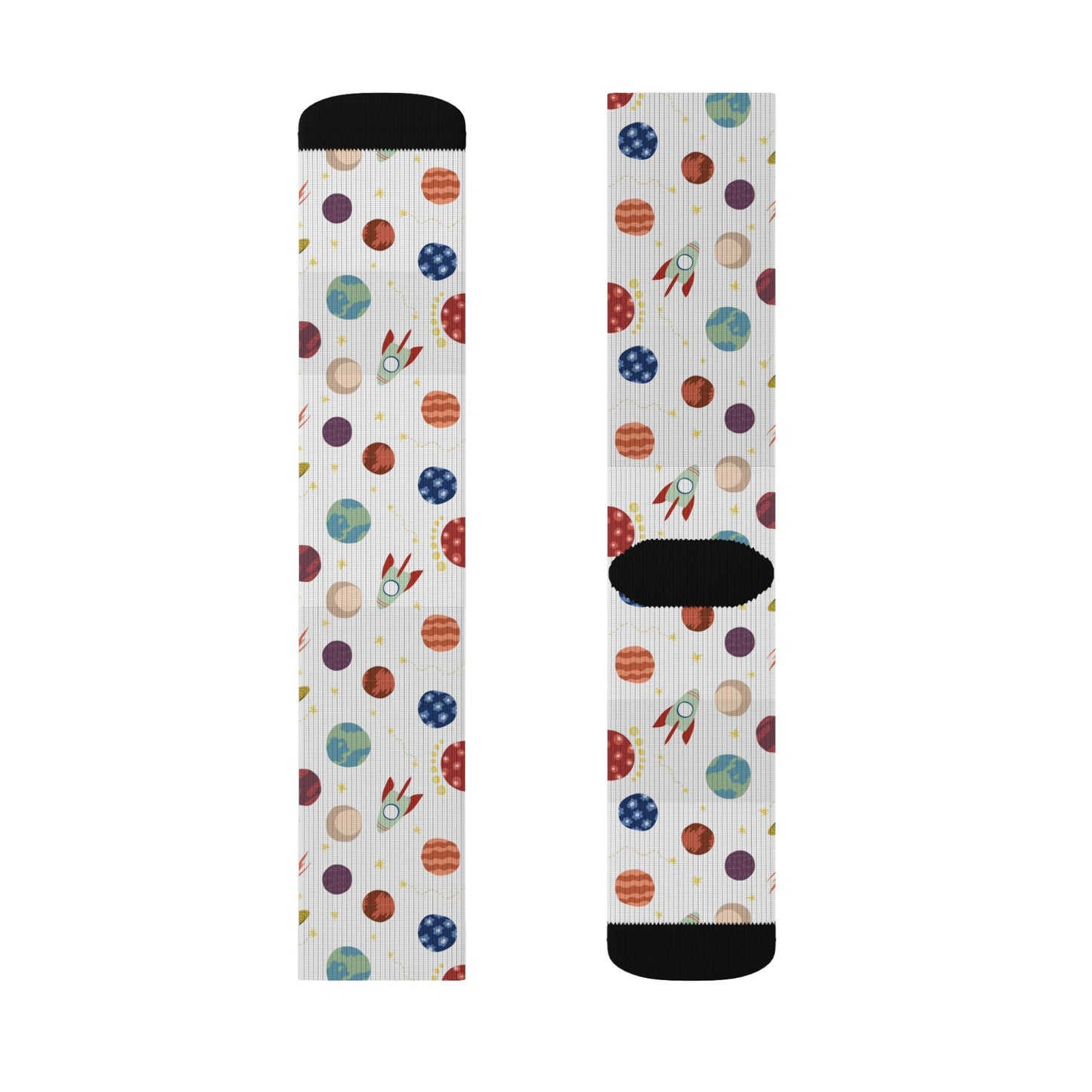 Planet pattern Socks - Sublimation - JennyCool