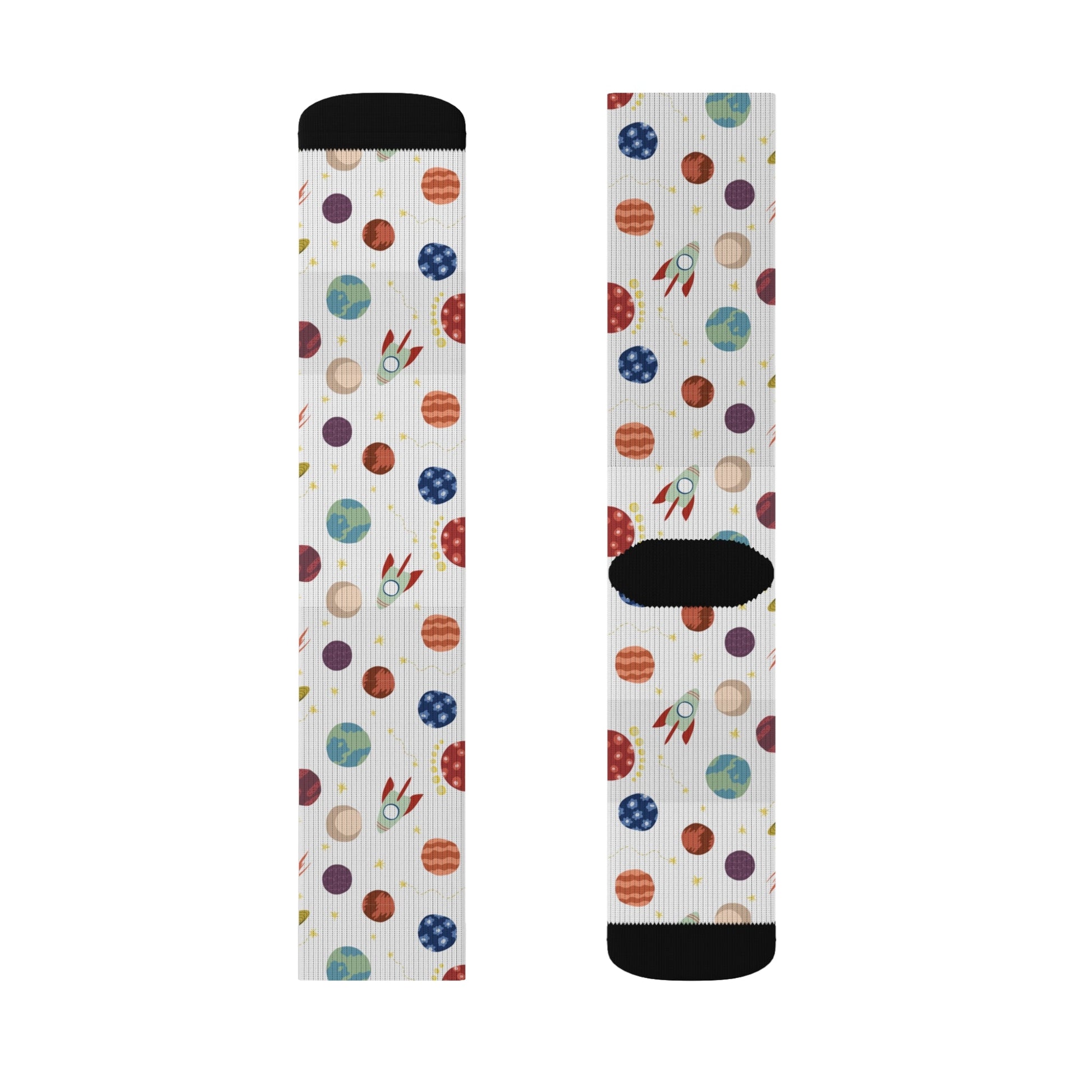 Planet pattern Socks - Sublimation - JennyCool