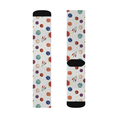 Planet pattern Socks - Sublimation - JennyCool
