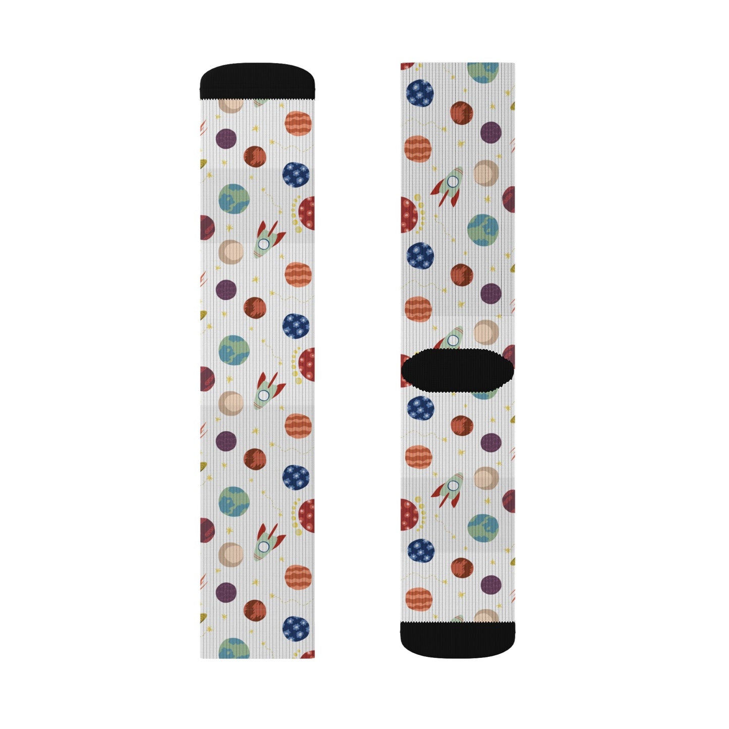 Planet pattern Socks - Sublimation - JennyCool