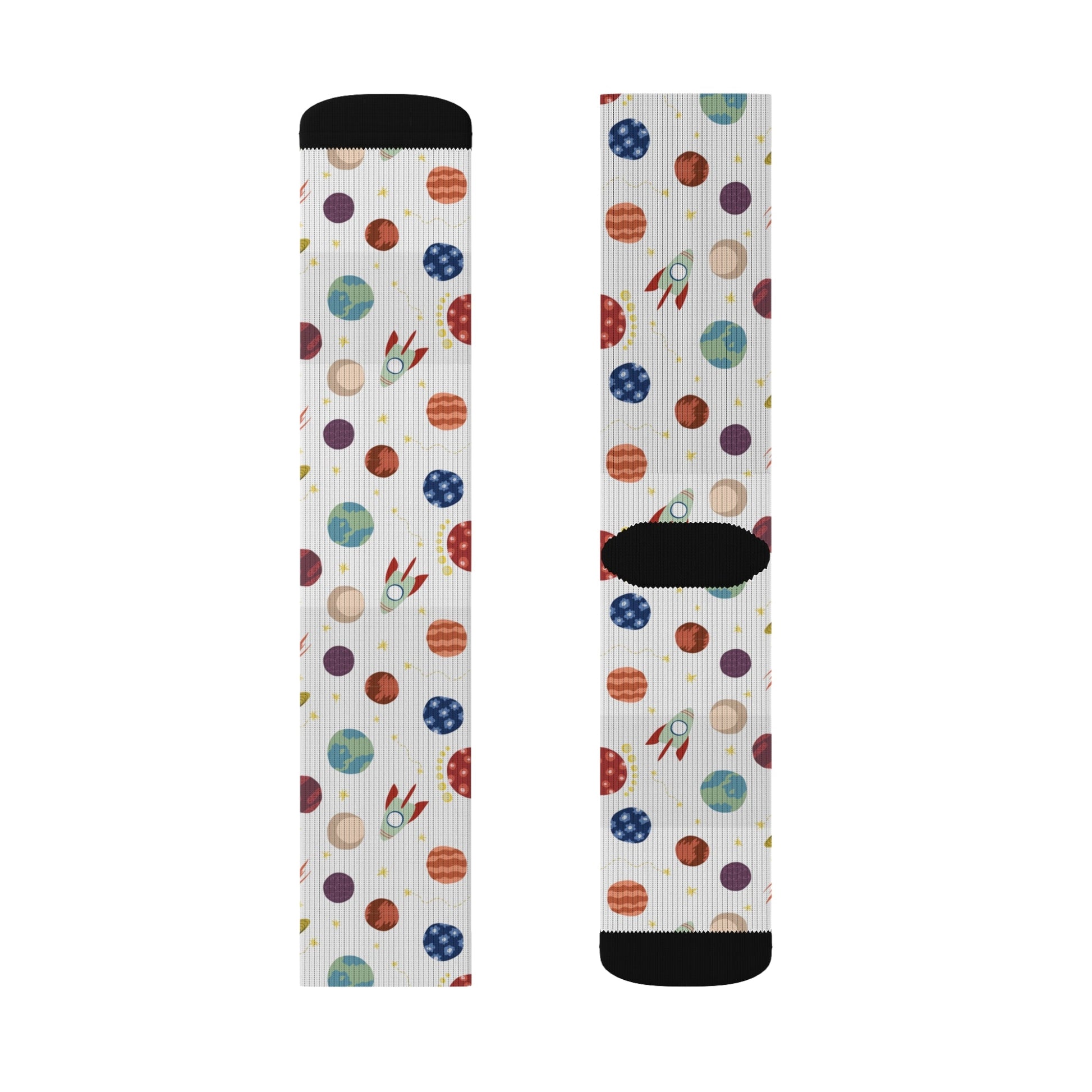Planet pattern Socks - Sublimation - JennyCool