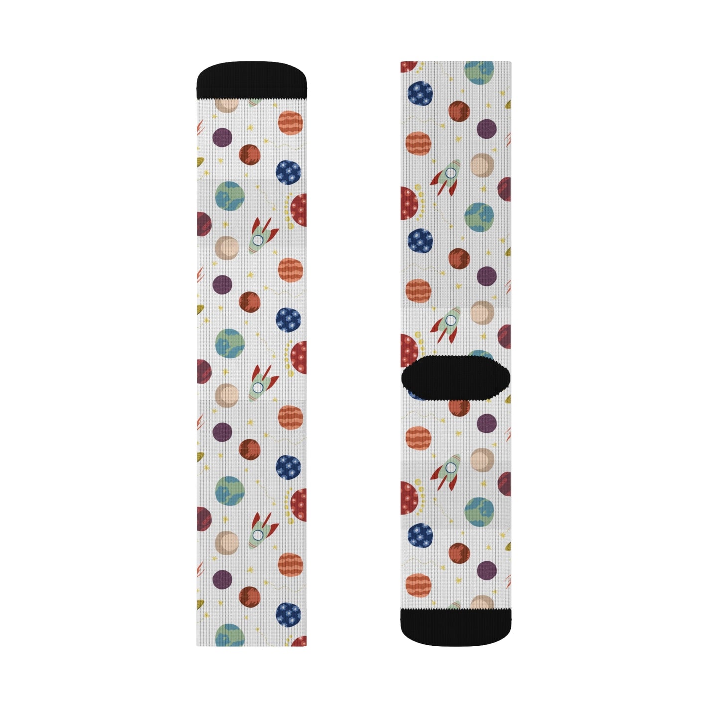 Planet pattern Socks - Sublimation - JennyCool