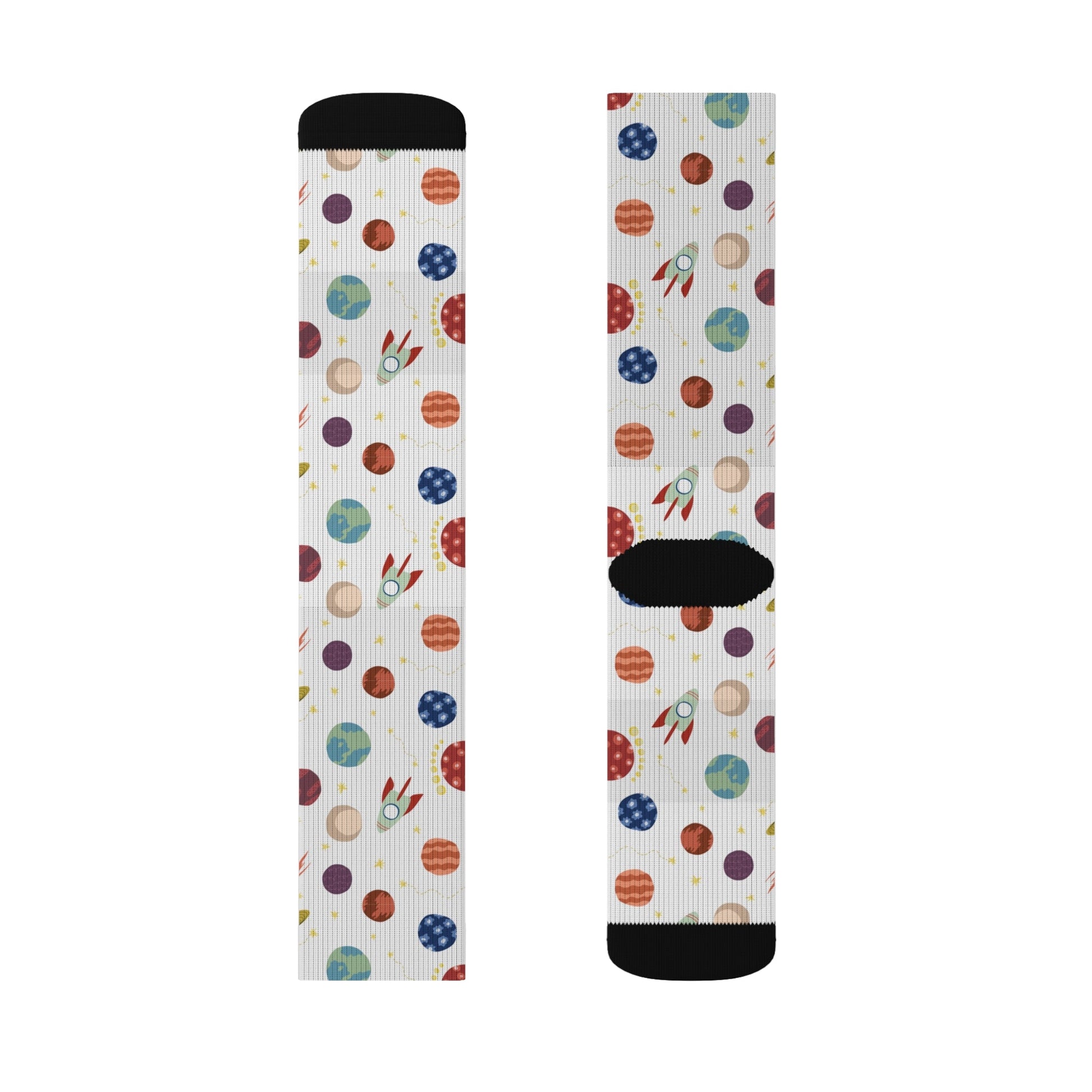Planet pattern Socks - Sublimation - JennyCool